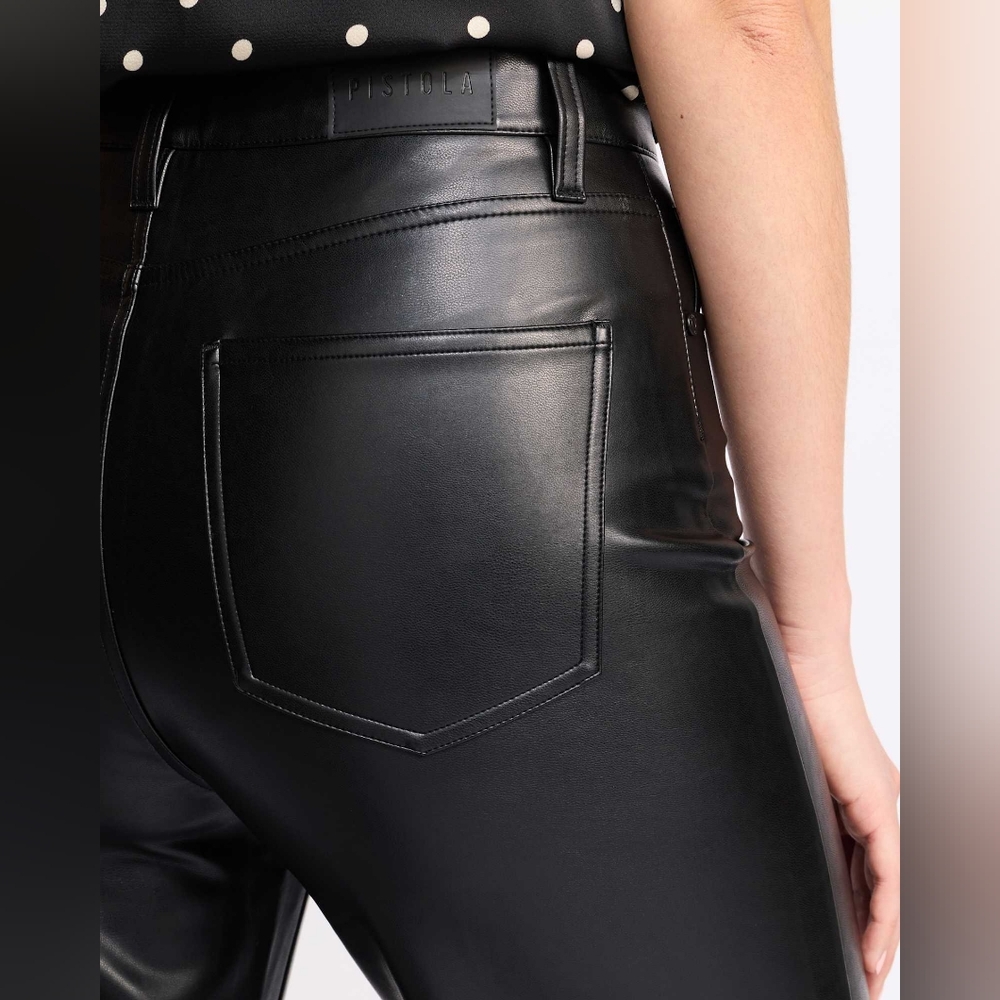 PISTOLA Aline High Rise Skinny Pant in Slate Black - Picture 5 of 12